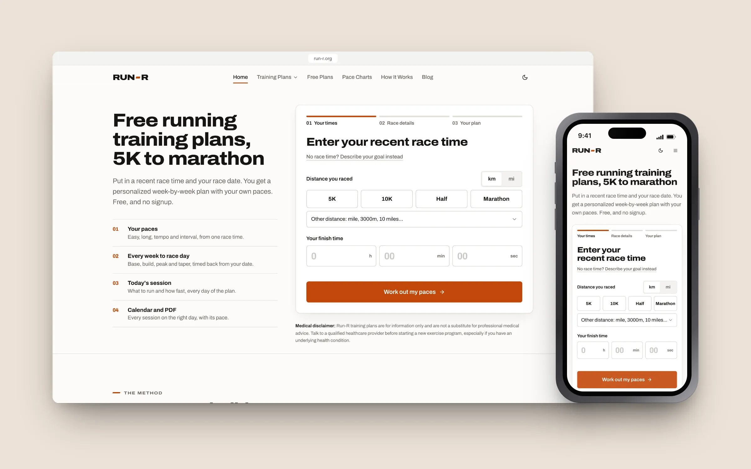 Run-R on desktop and phone